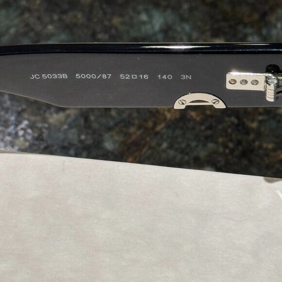 BNIB!  Authentic JIMMY CHOO JC5033B RHINESTONE SUNGLASSES WITH RHINESTONE CHAIN - Picture 9 of 9